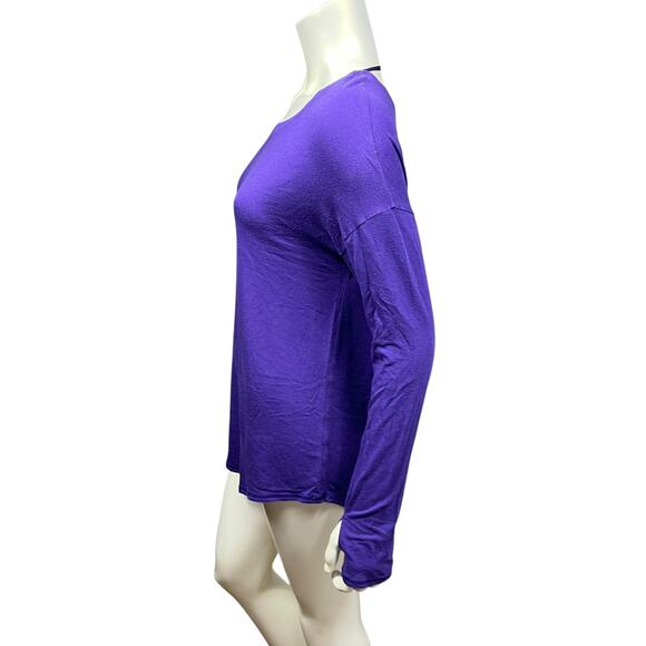 Under Armour Grape Purple Long Sleeve Shirt – Size Medium, 28" Length - Picture 2 of 10